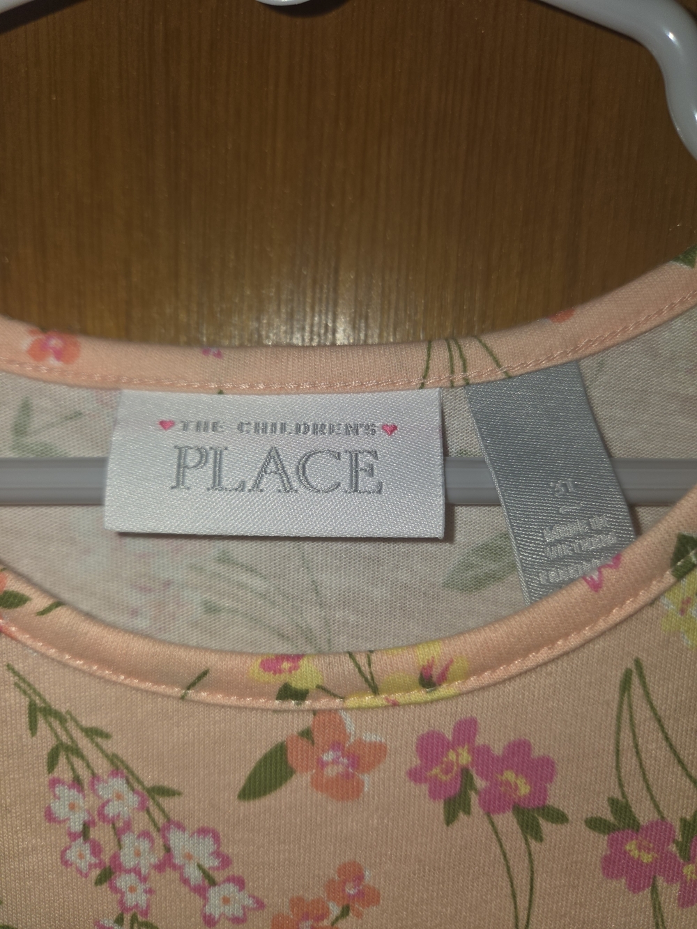 The Children's Place Pink Floral Tulle Party Dress - Picture 3 of 3